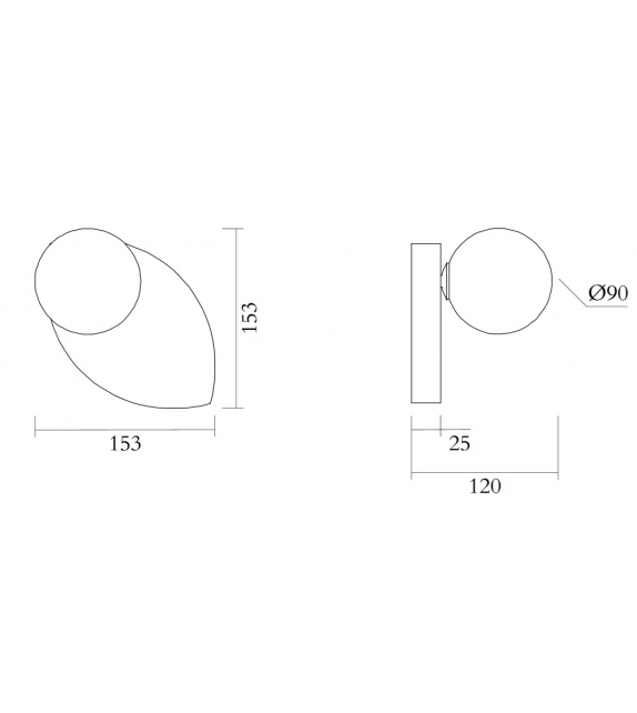 Perspective Variation Atelier Areti Lampada da Parete