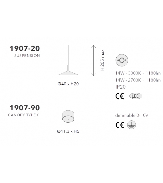 Altura Penta Lampada da Soffitto