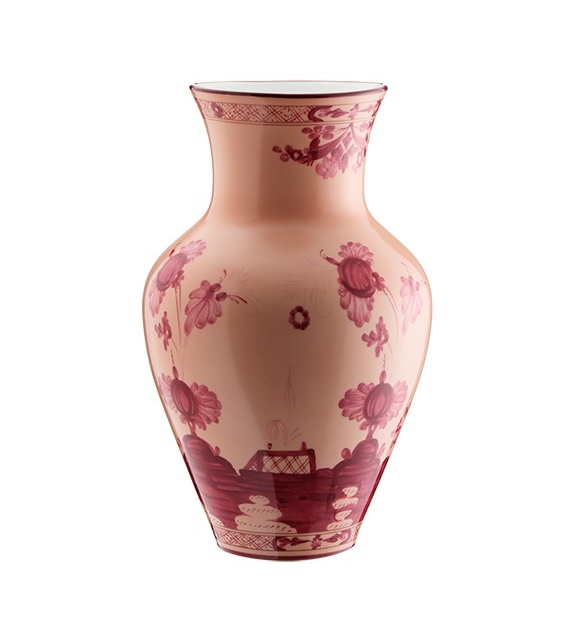 Ming Oriente Italiano Vermiglio Ginori 1735 Vase