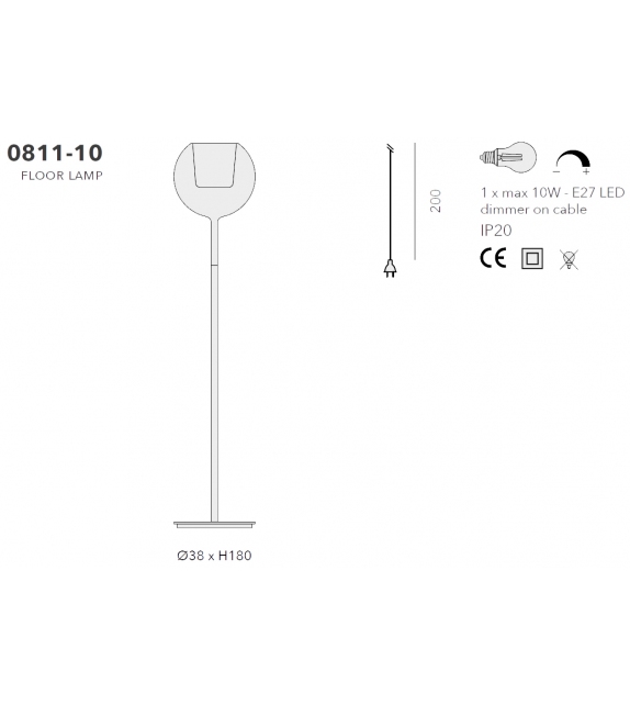 Glo Penta Floor Lamp