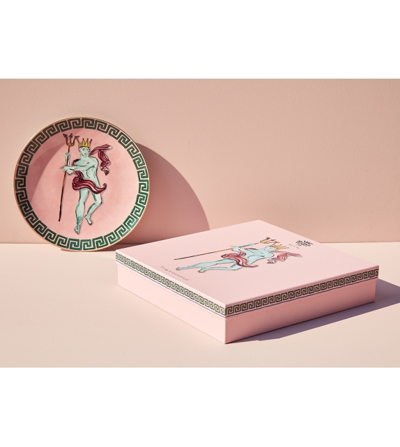 Centrotavola e Segnaposto Il Viaggio di Nettuno Pink Ginori 1735 Tafelaufsatz