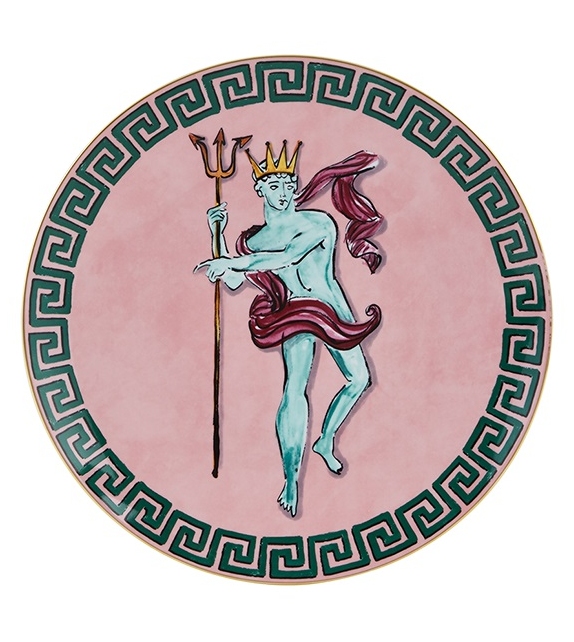 Centrotavola e Segnaposto Il Viaggio di Nettuno Pink Ginori 1735 Tafelaufsatz