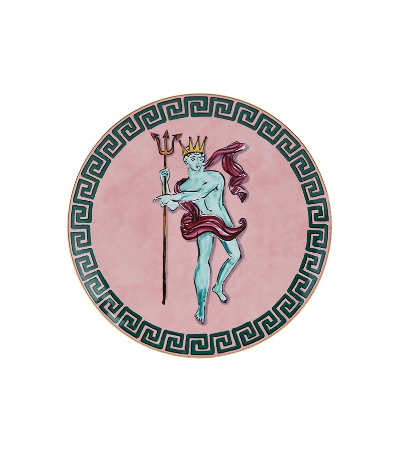 Centrotavola e Segnaposto Il Viaggio di Nettuno Pink Ginori 1735 Centre de Table