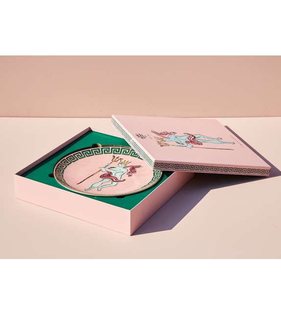 Centrotavola e Segnaposto Il Viaggio di Nettuno Pink Ginori 1735