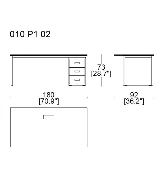 LC10 - Bureau La Semaine à Paris Cassina