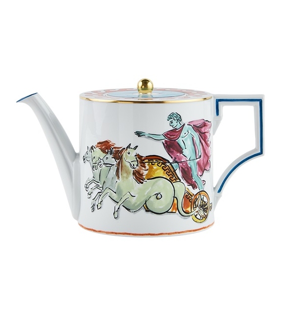 Teiera con Coperchio Il Viaggio di Nettuno Ginori 1735 Teekanne