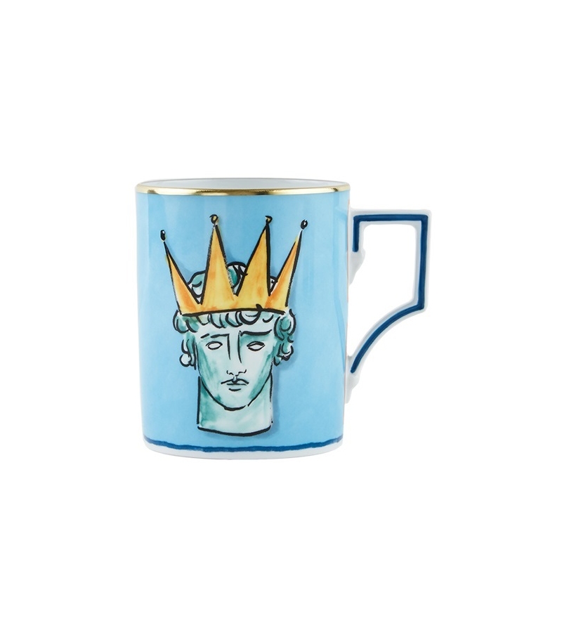 Tazza Il Viaggio di Nettuno Sea Blue Ginori 1735 Mug
