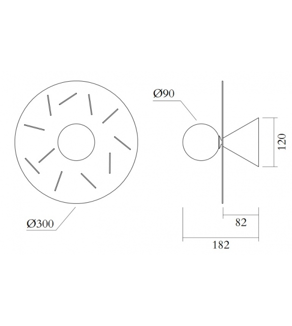 Disc and Sphere Atelier Areti Deckenleuchte