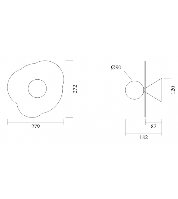 Disc and Sphere Addition Atelier Areti Lámpara de Pared
