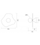Disc and Sphere Addition Atelier Areti Lampada da Parete