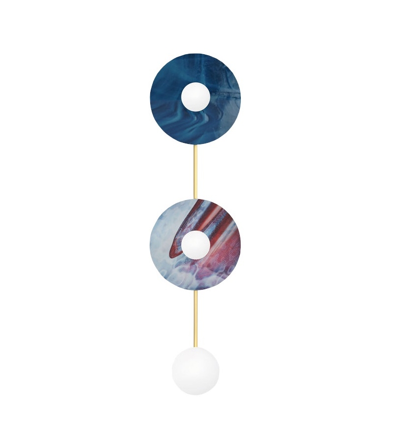 Disc and Sphere Glass Atelier Areti Deckenleuchte