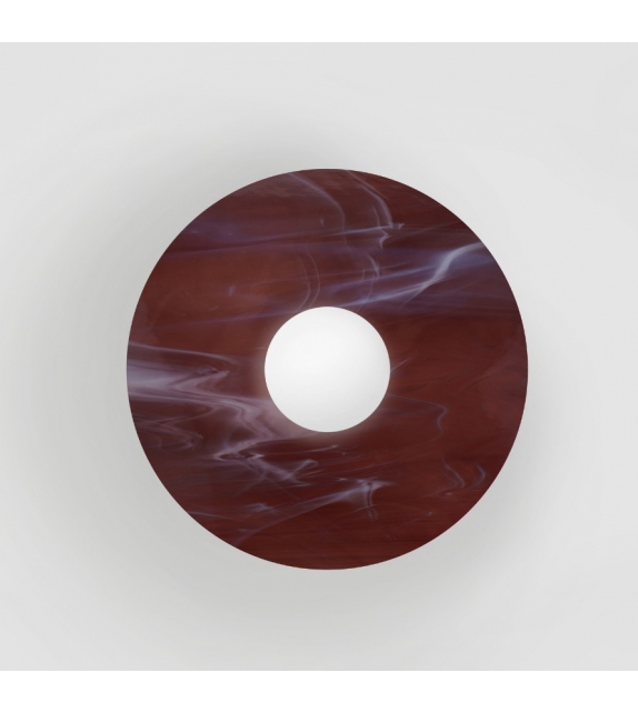 Disc and Sphere Glass Atelier Areti Wandleuchte