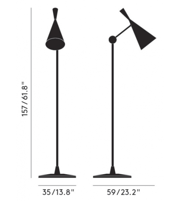 Beat Floor Lamp Tom Dixon