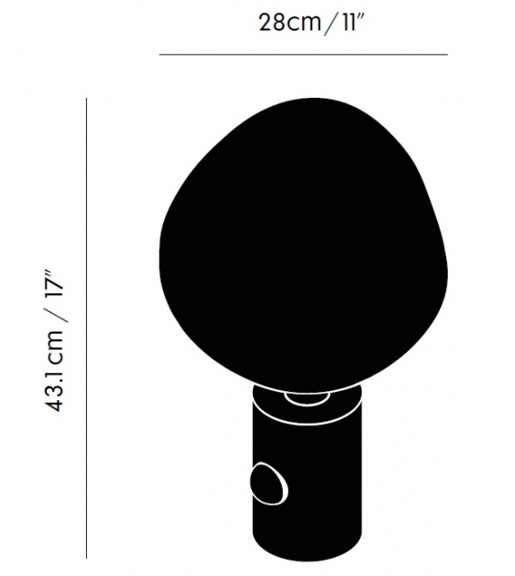 Melt Tom Dixon Lámpara de Mesa