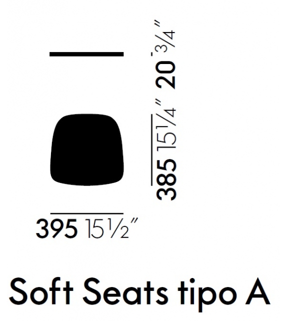 Soft Seats Tipo A Vitra Cojín