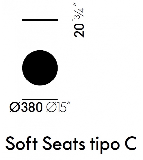 Soft Seats Tipo C Vitra Cuscino