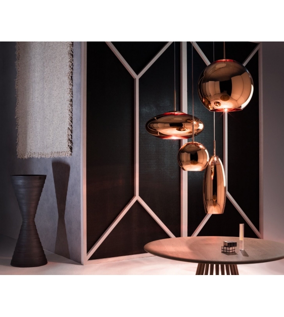Copper Wide LED Tom Dixon Lámpara de Suspensión