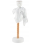 LCDC L'Amante Pure White Ginori 1735 Statue de Bougeoir