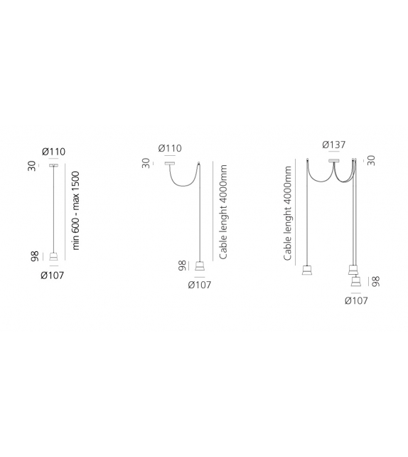 Gio. Light Artemide Lampada a Sospensione