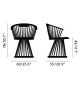 Fan Dining Chair Tom Dixon Poltroncina