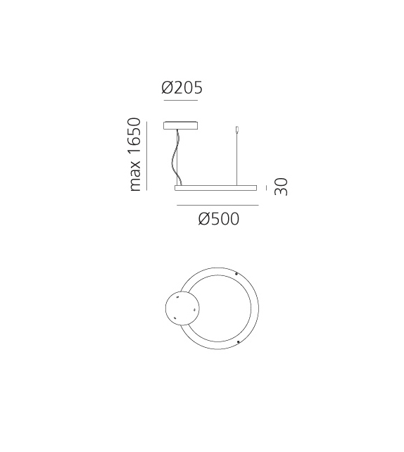Ripple Artemide Pendant Lamp