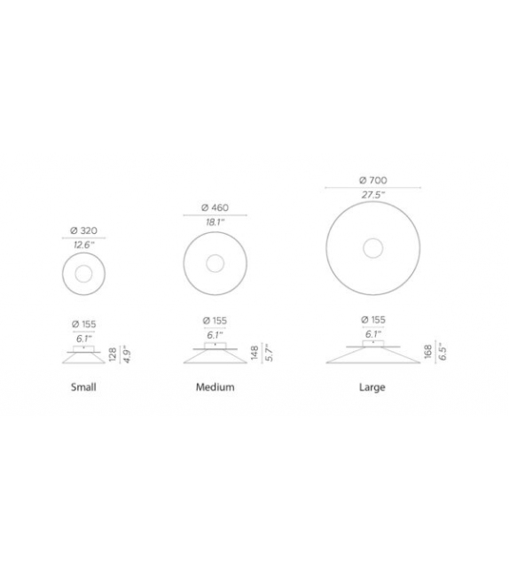 Asia Contardi Wall/Ceiling Lamp