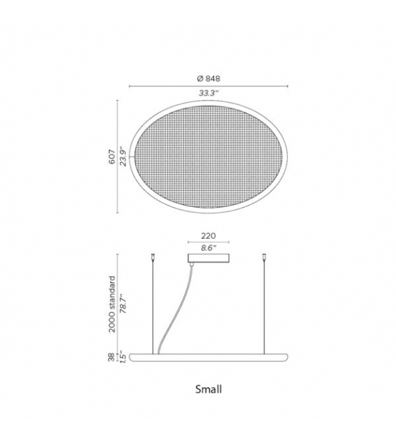 Bogotà Contardi Suspension Lamp
