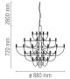 Ready for shipping - 2097 / 30  Flos Pendant Lamp