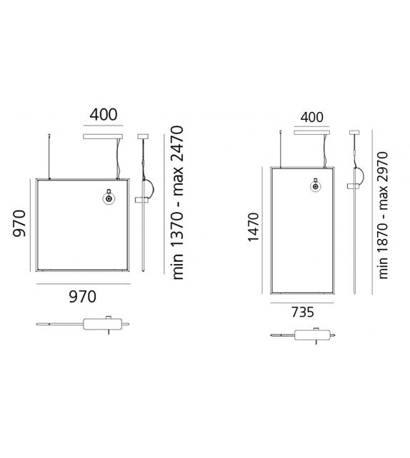 Discovery Space Spot Artemide Suspension