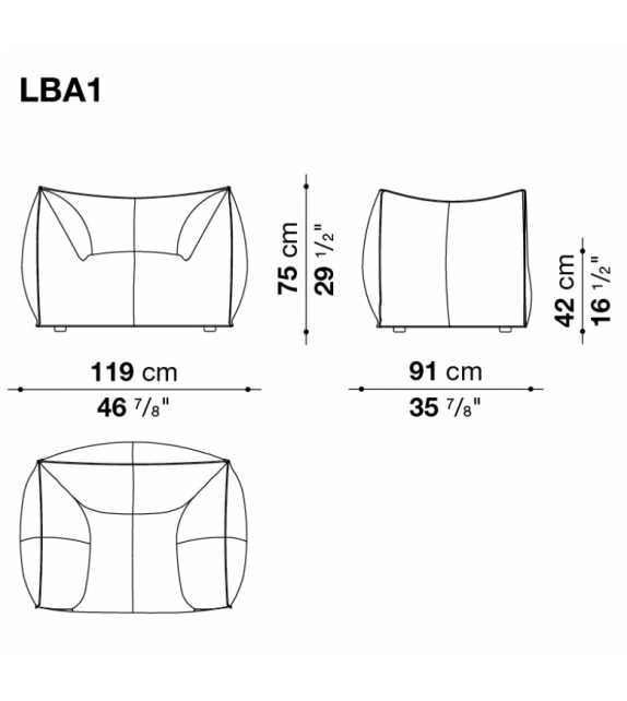 Le Bambole - Bambola Butaca B&B Italia