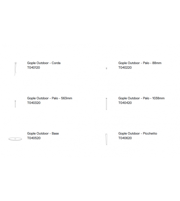 Gople Artemide Lampada da Outdoor