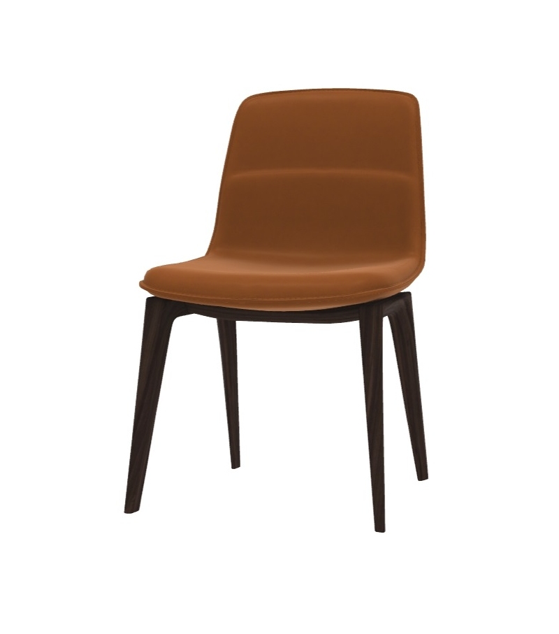 Prêt pour l'expédition - Barbican Molteni & C Chaise en Cuir