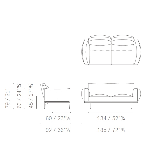 Happy Jack Poltrona Frau Sofa