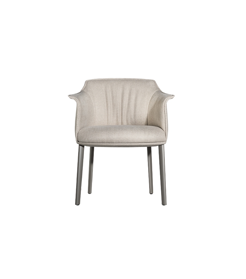 Archibald Poltrona Frau Poltroncina con Gambe in Metallo