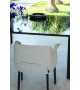 Archibald Dining Chair with Metal Legs Poltrona Frau