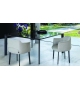 Archibald Dining Chair with Metal Legs Poltrona Frau