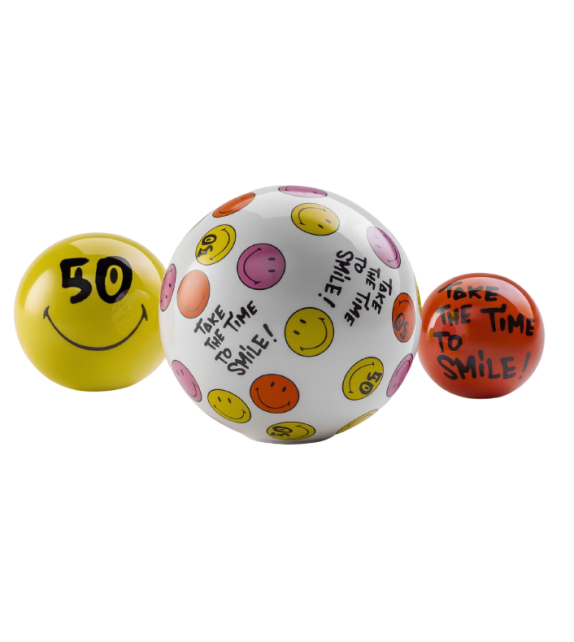 Sphere Smiley  Bosa Sculpture