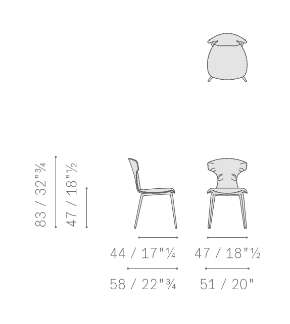 Montera Mas Poltrona Frau Small Armchair