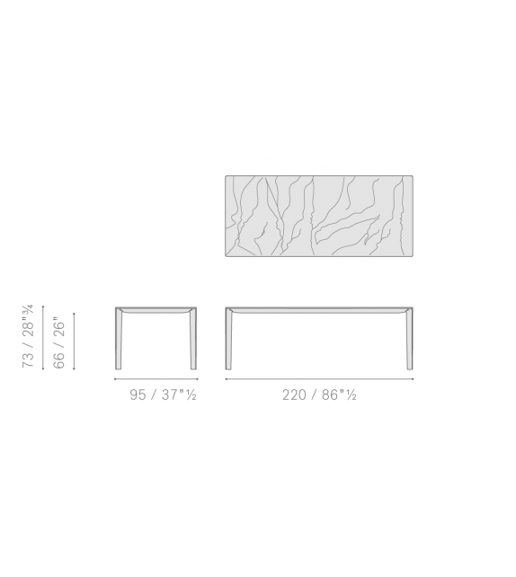 Homey Table Poltrona Frau