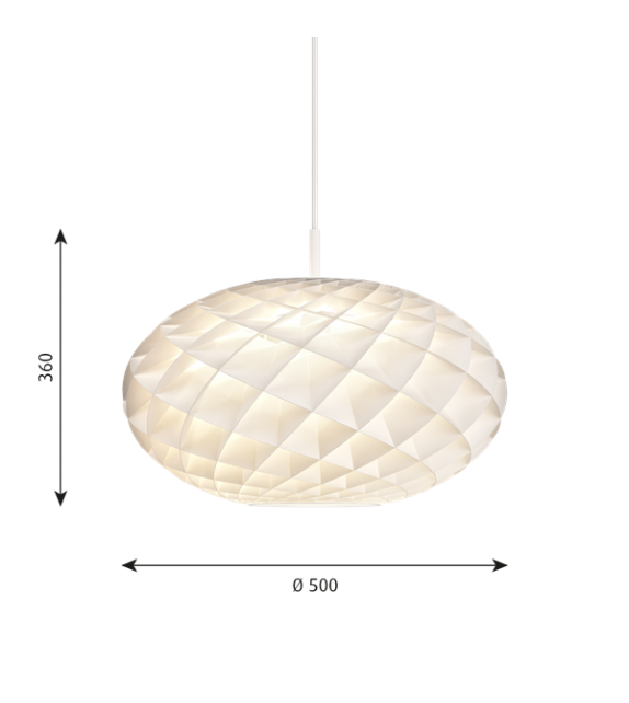 Patera Oval Louis Poulsen Hängeleuchte