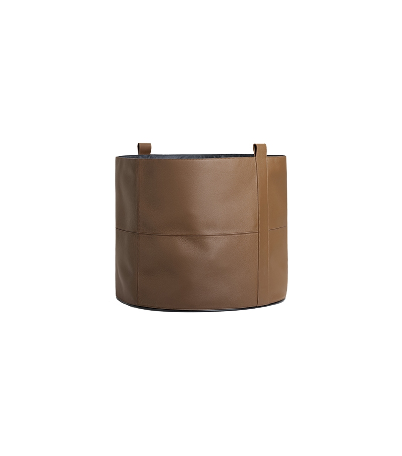 Leather Basket Cesta Poltrona Frau