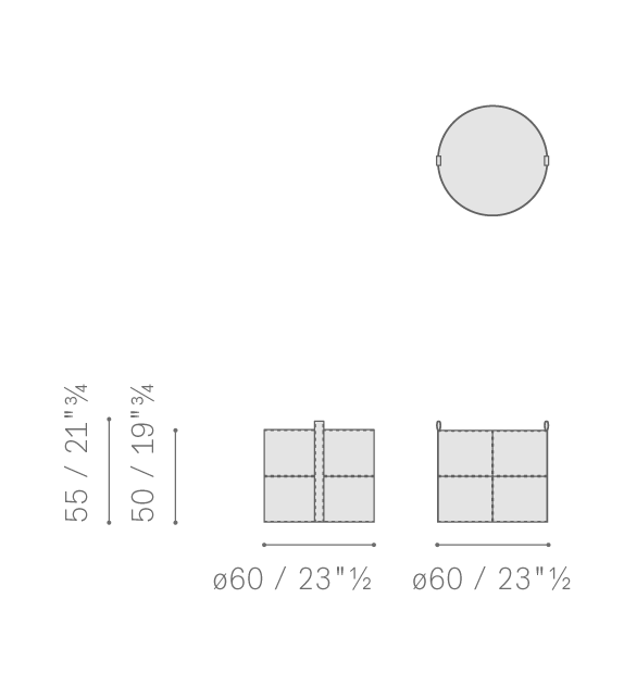 Leather Basket Cesta Poltrona Frau