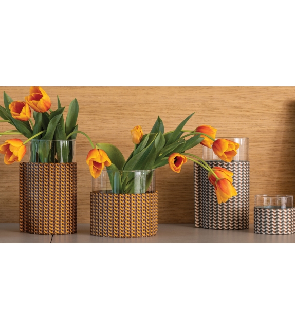 Gli Oggetti - Leather Pot Poltrona Frau Jarrón