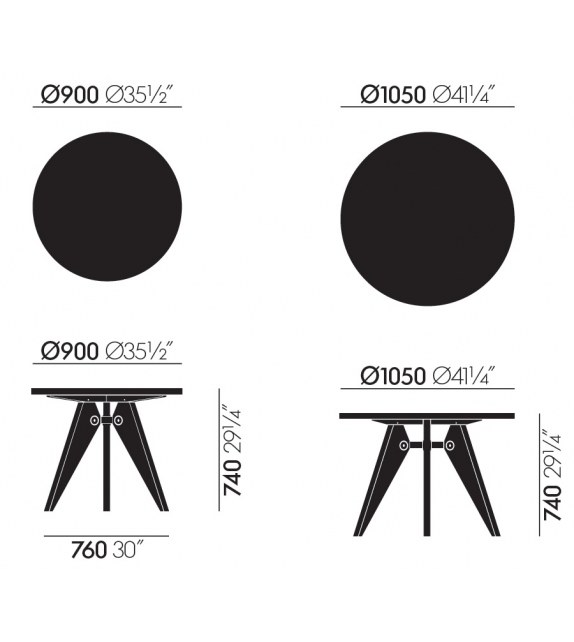 Guéridon Tavolo Vitra