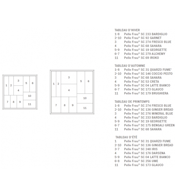 Tableau Poltrona Frau Composizione Grafica a Parete