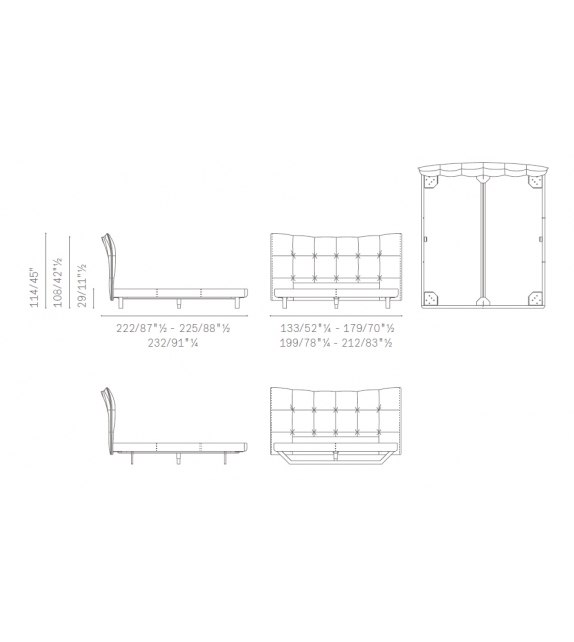 Aurora Tre Poltrona Frau Cama