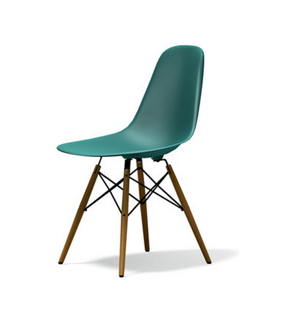 Eames Plastic Side Chair DSW Silla Vitra