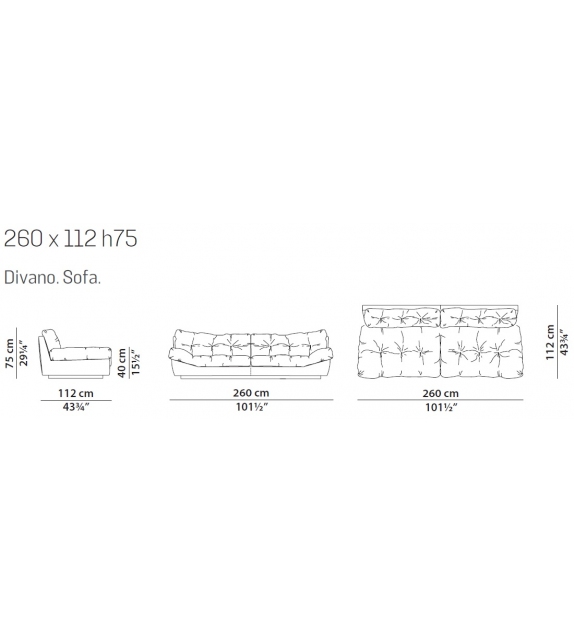 Versandfertig - Milano Baxter Sofa