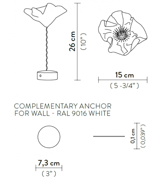 Lafleur Slamp Lampada da Tavolo