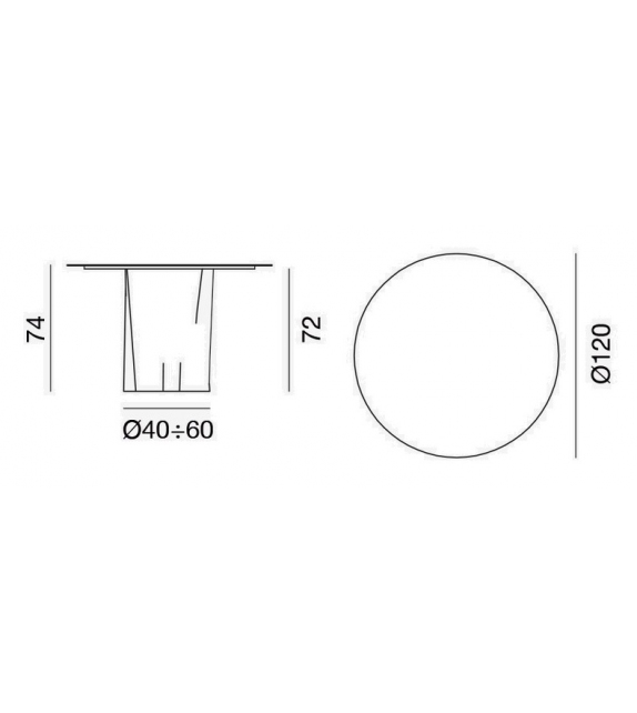 Brick 36 Tisch Gervasoni